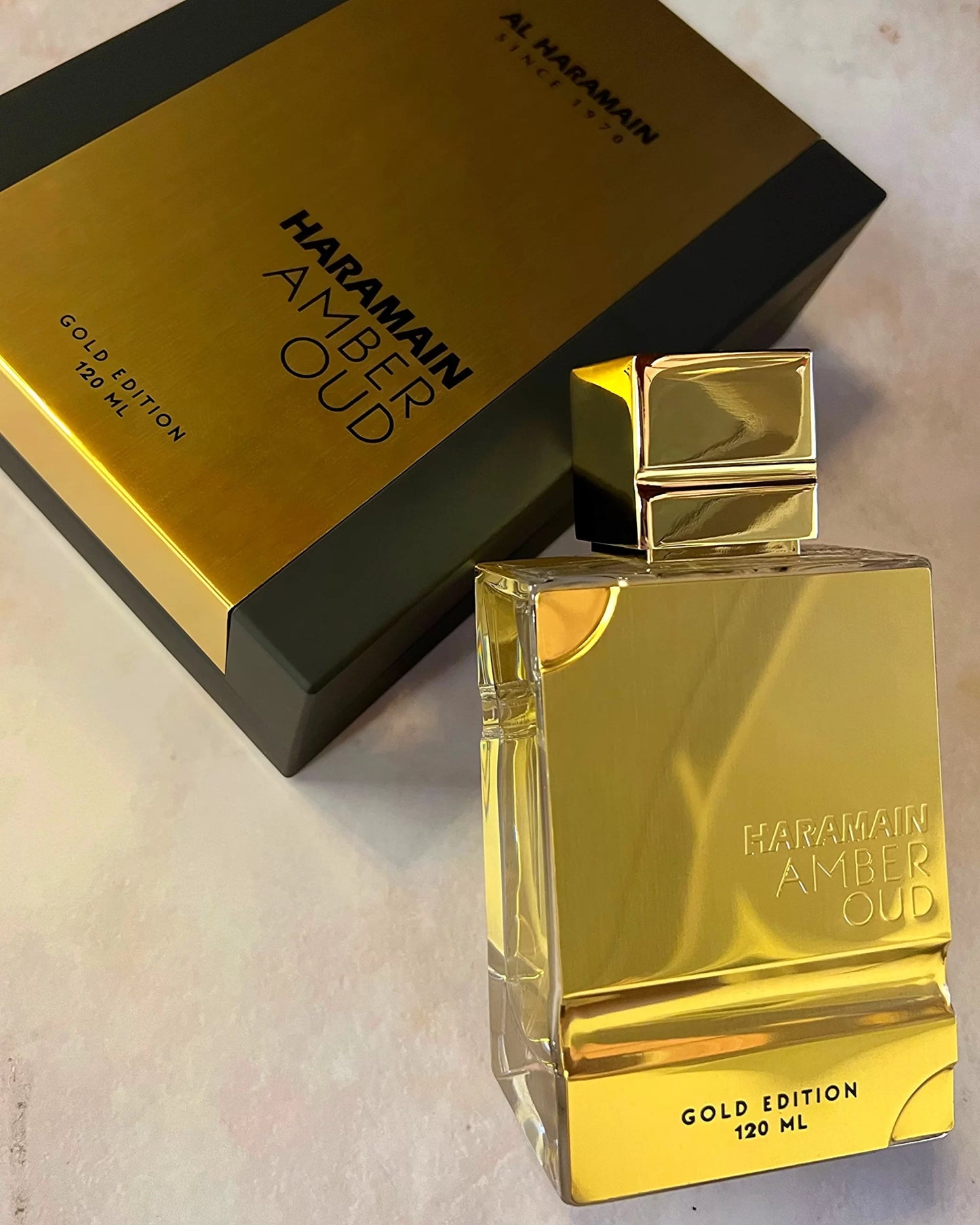 DÚO PERFUMES ( JPG Elixir + Haramain Oud Gold ) + Regalo Perfumero