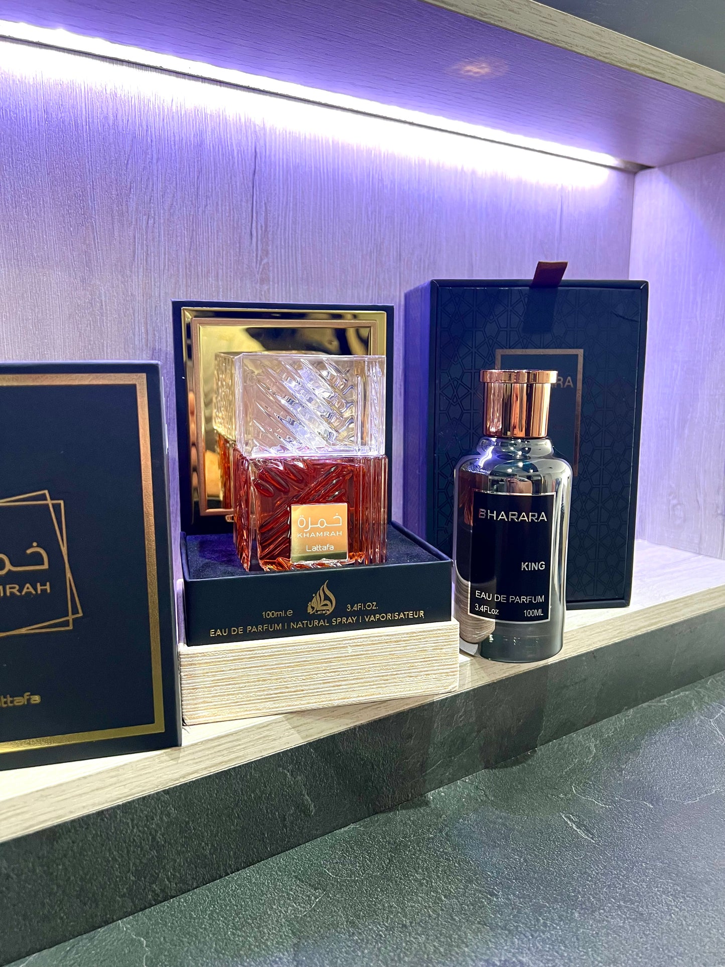 DÚO PERFUMES ( Khamrah + Bharara King ) + Regalo Perfumero 🎁
