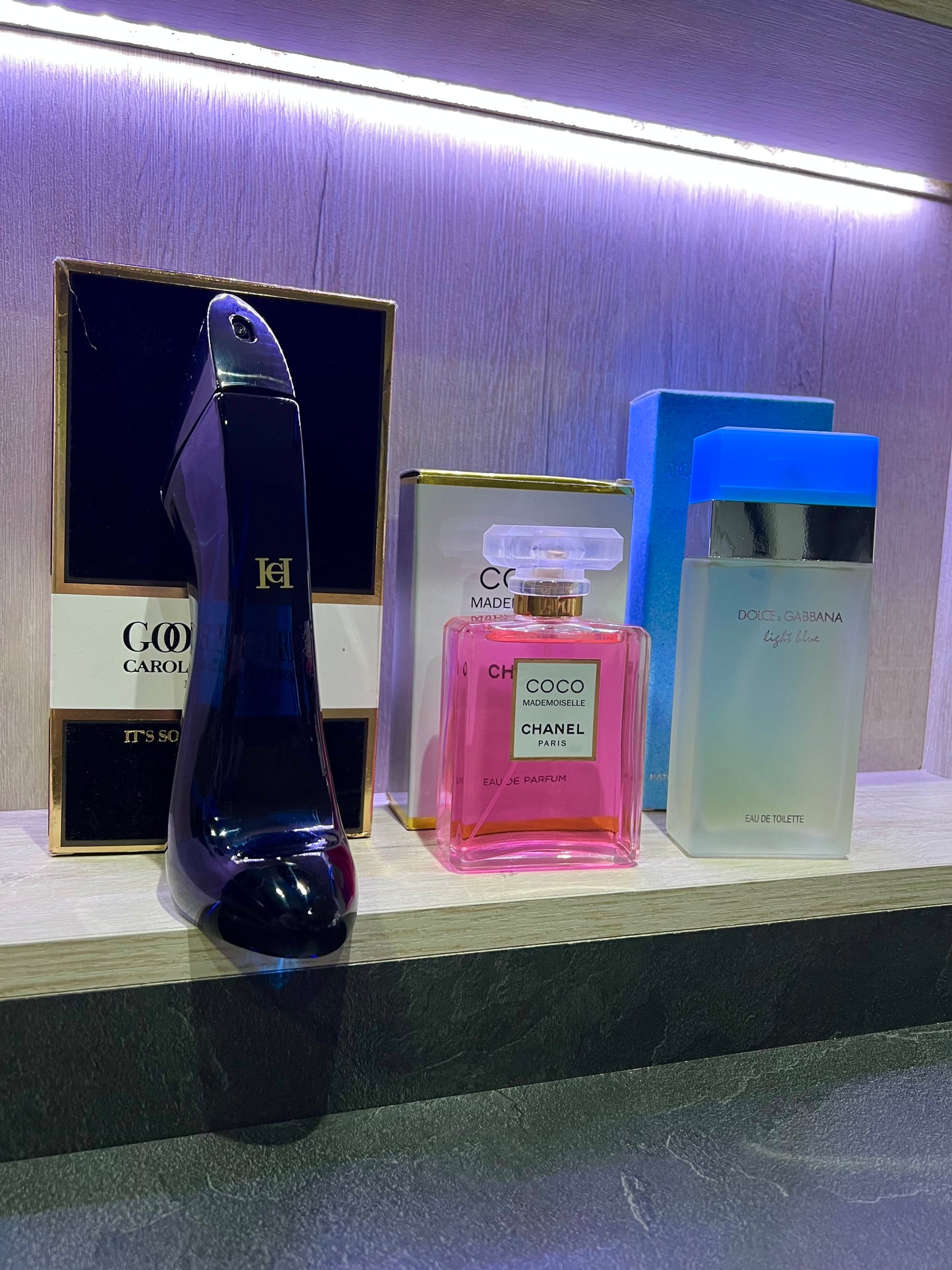 TRÍO PERFUMES ( Dolce Gabbana + Coco Chanel + Good Girl ) + Regalo Perfumero 🎁