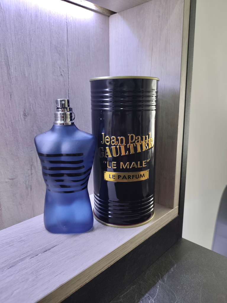 5 PERFUMES + 1 OBSEQUIO ( Y YSL + JPG le male + creed aventus + creed mountain water + sauvage elixir + 1 Perfumero )